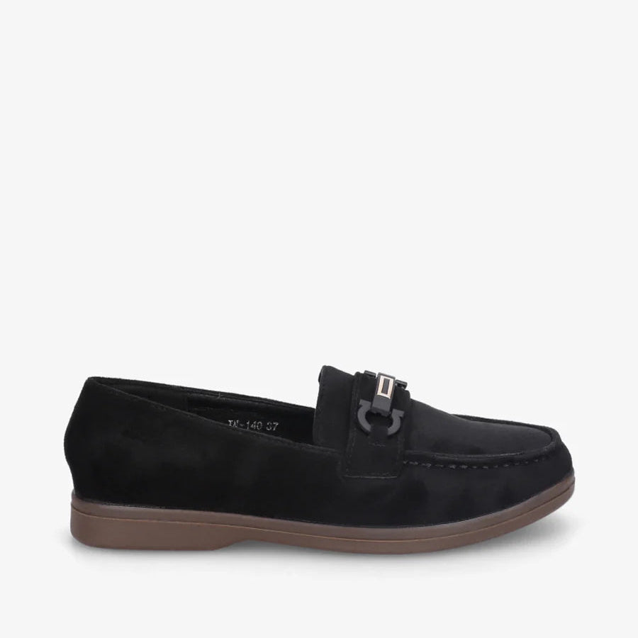 Mocassins à boucle décorative