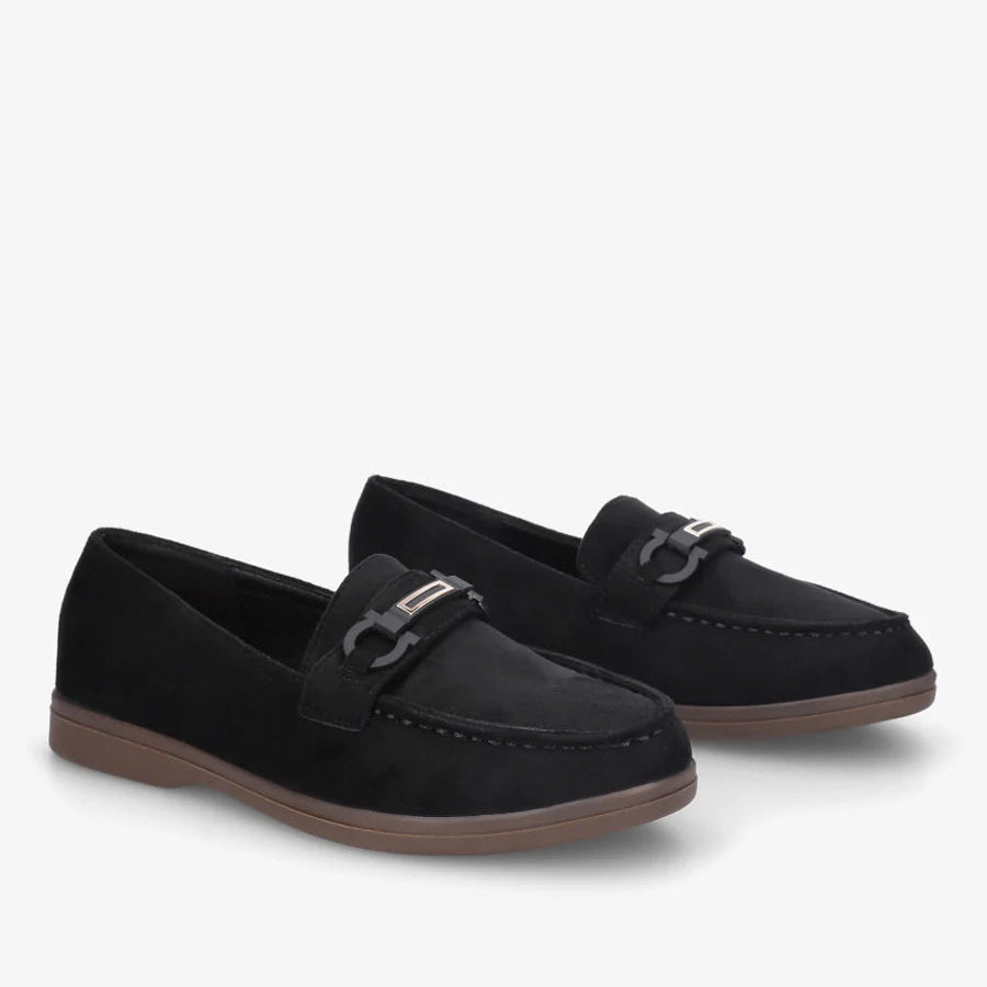 Mocassins à boucle décorative