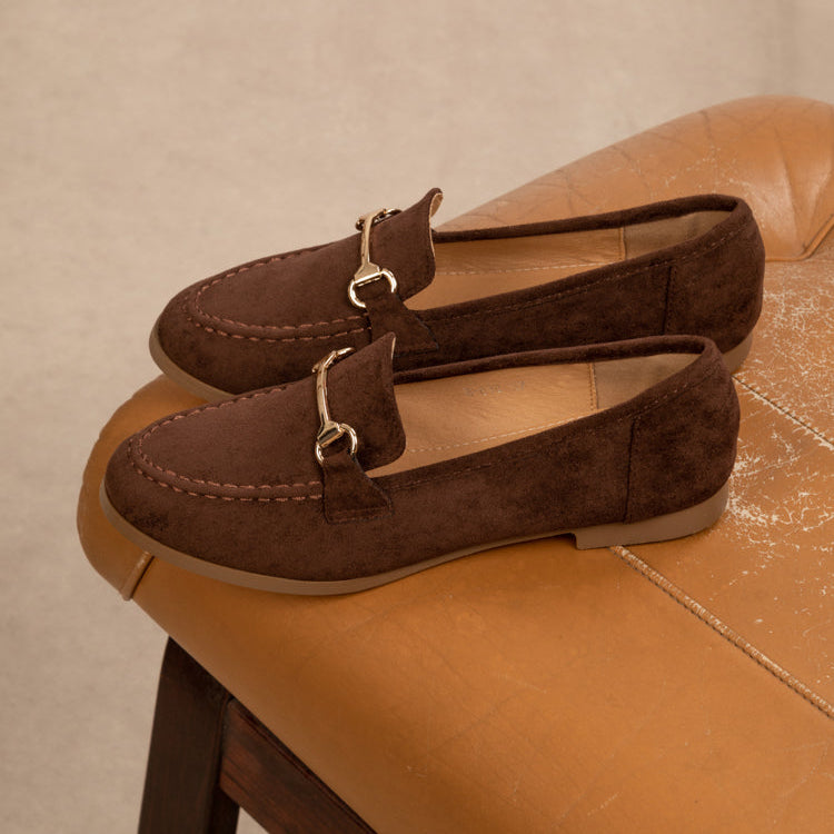 Mocassins Élégants en Daim