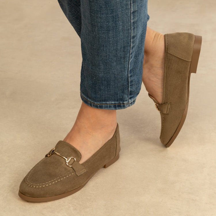 Mocassins Élégants en Daim