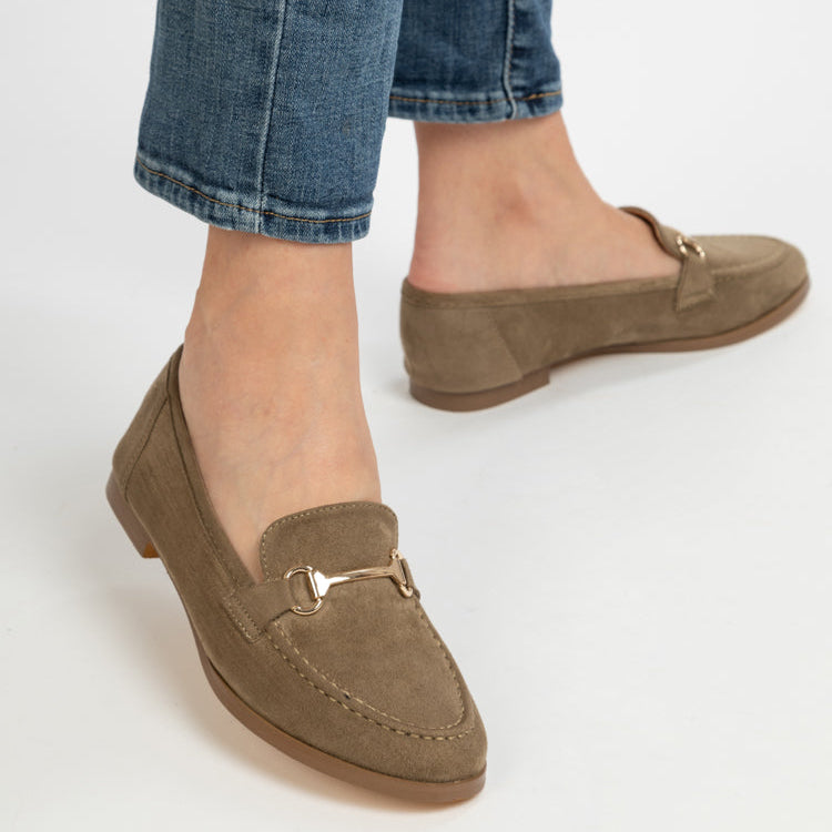 Mocassins Élégants en Daim