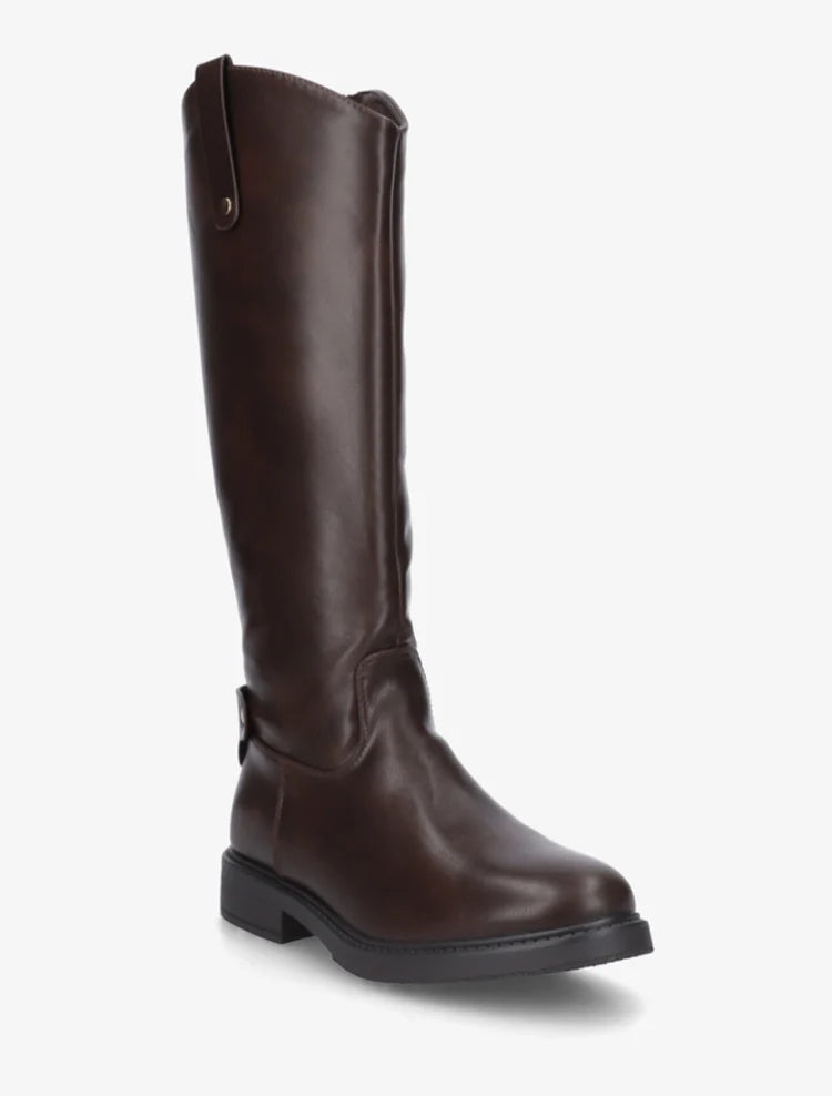 Bottes style cavalière en simili