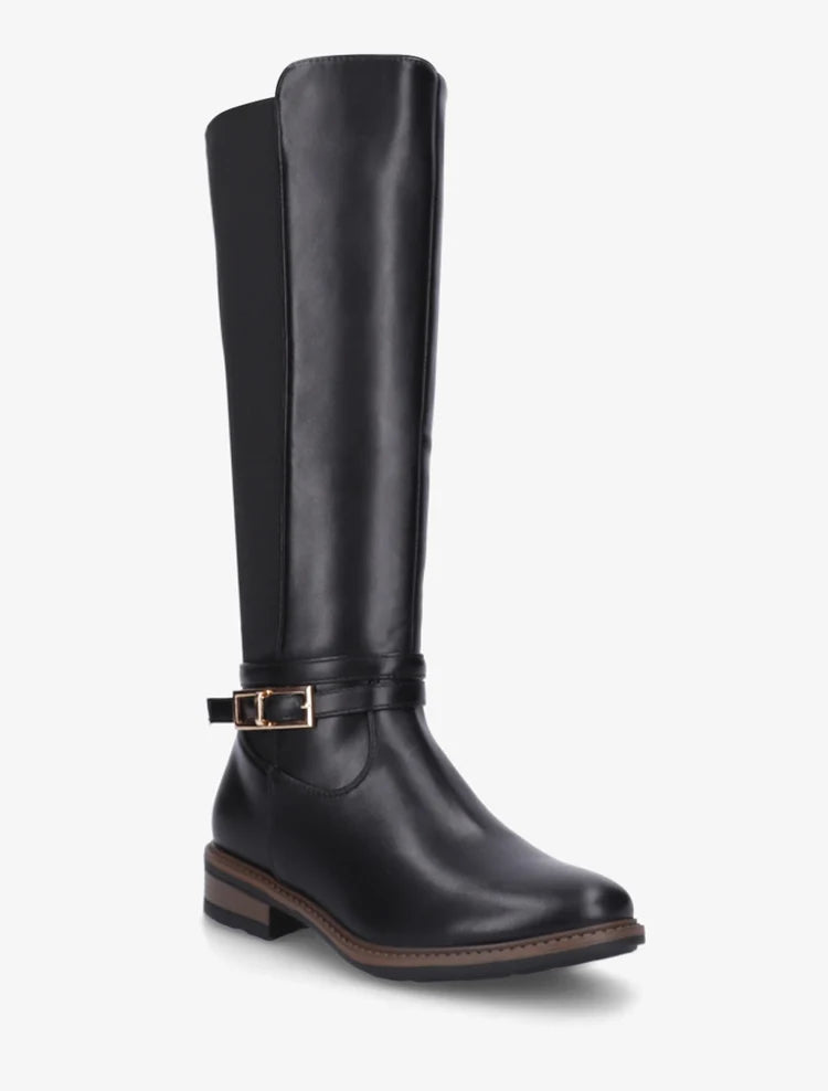 Bottes talon bloc élastiquées