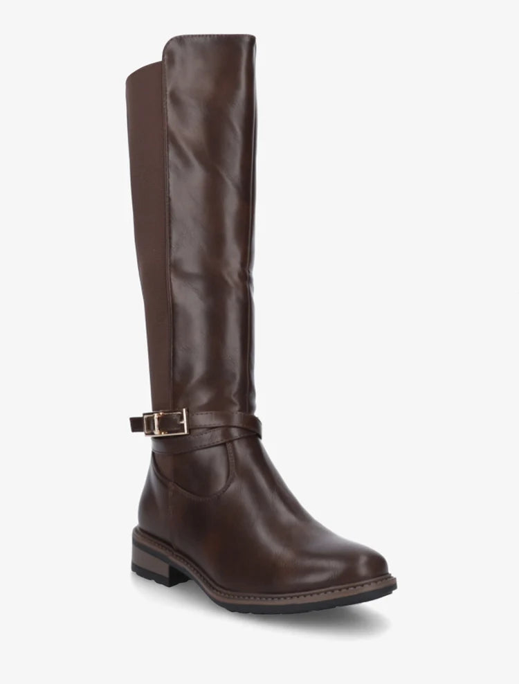 Bottes talon bloc élastiquées