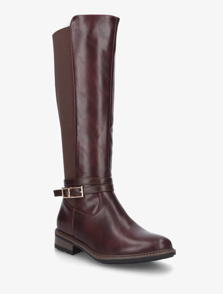 Bottes talon bloc élastiquées