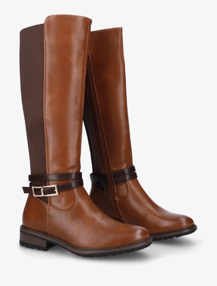 Bottes talon bloc élastiquées