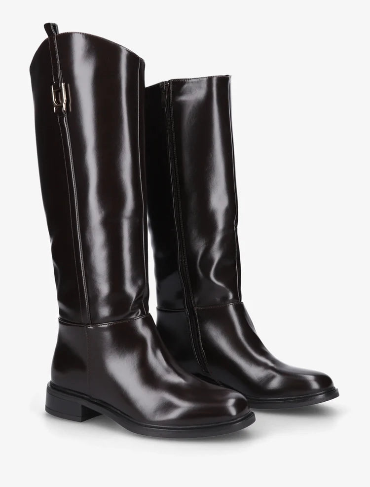 Bottes cavalières talon bloc