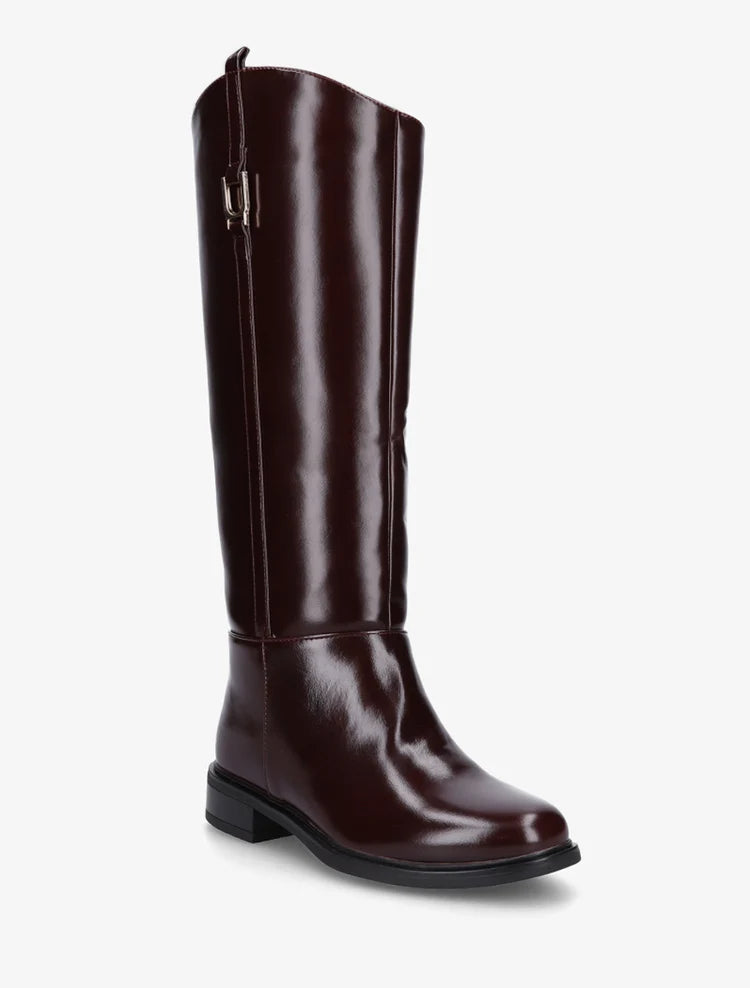 Bottes cavalières talon bloc