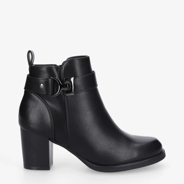 Demi bottes basiques en simili