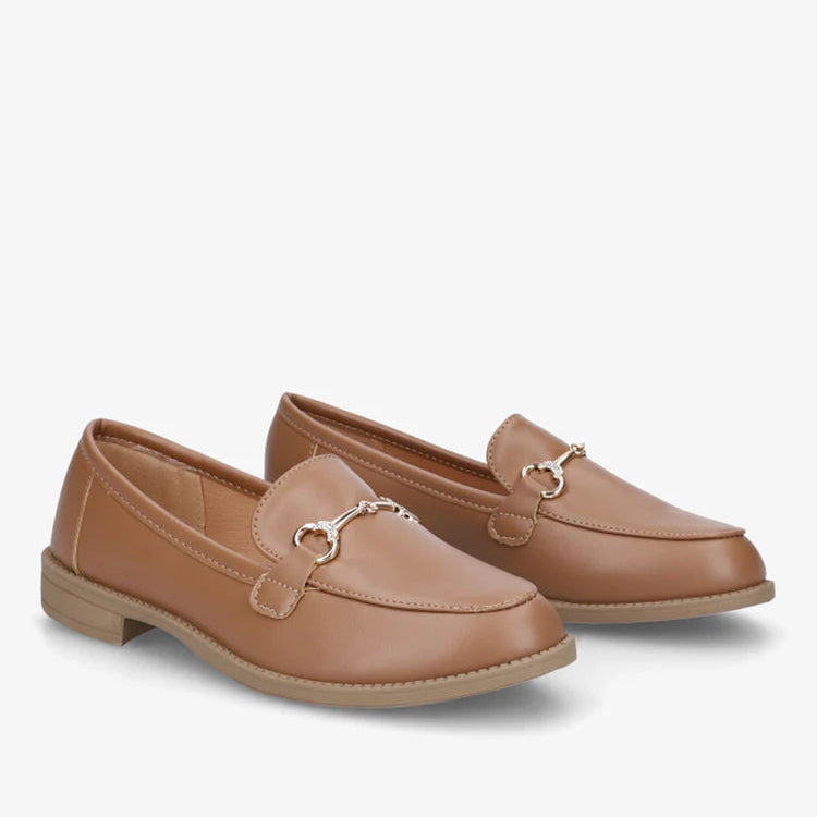 Mocassins à boucle et strass