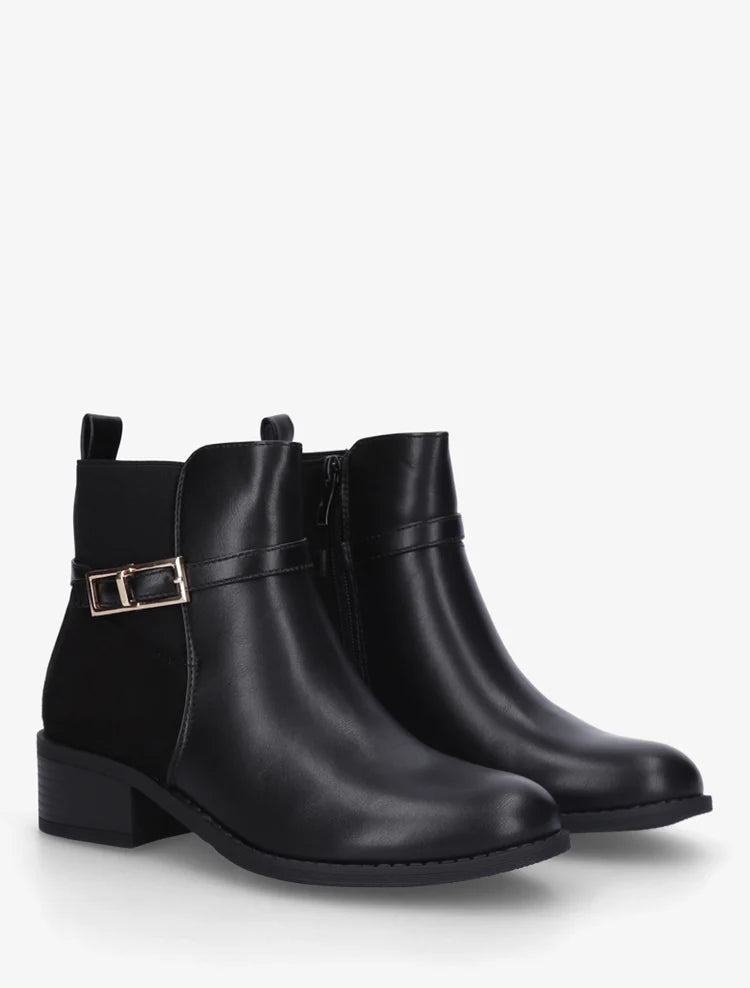 Bottines bi-matière élastiquées