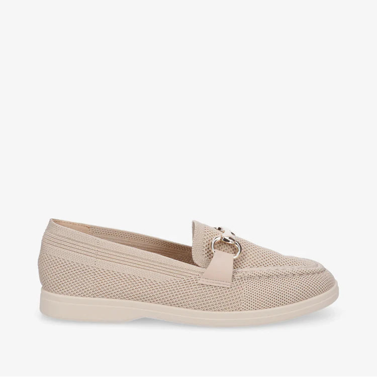 Mocassins en mesh à boucle décorative