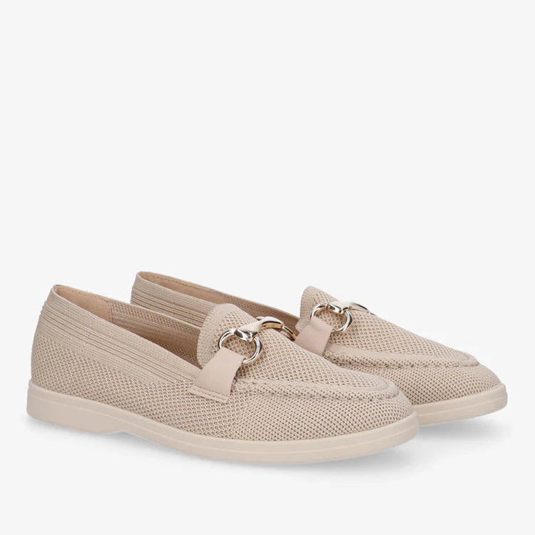 Mocassins en mesh à boucle décorative