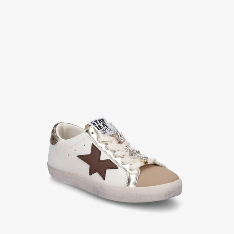 Baskets lacets ruban strassés
