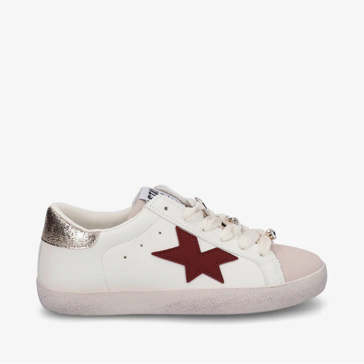 Baskets lacets ruban strassés