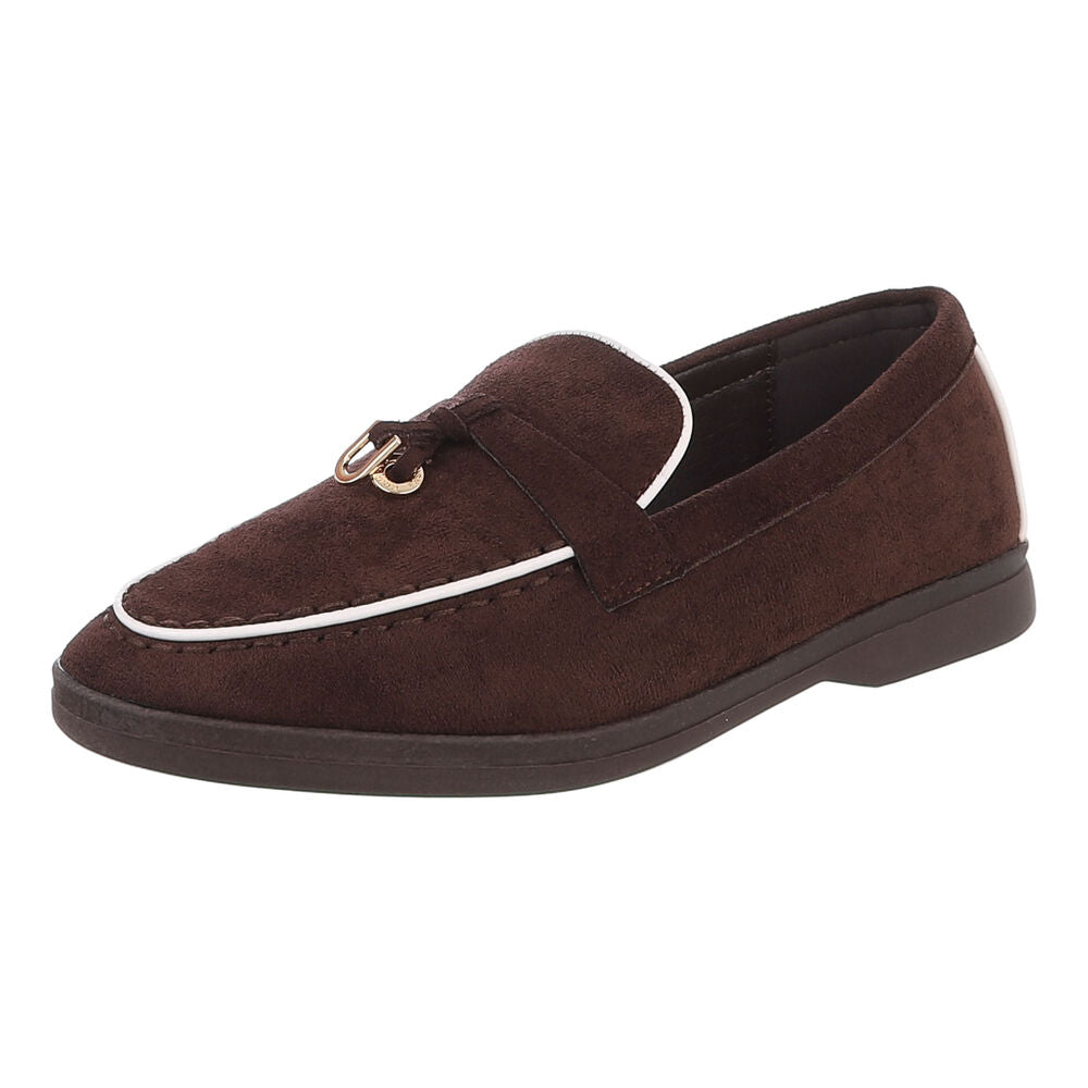 Mocassins avec breloque métallique