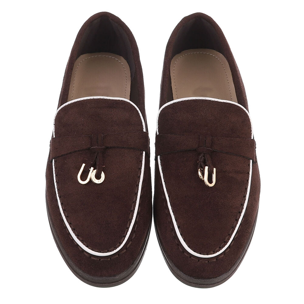 Mocassins avec breloque métallique