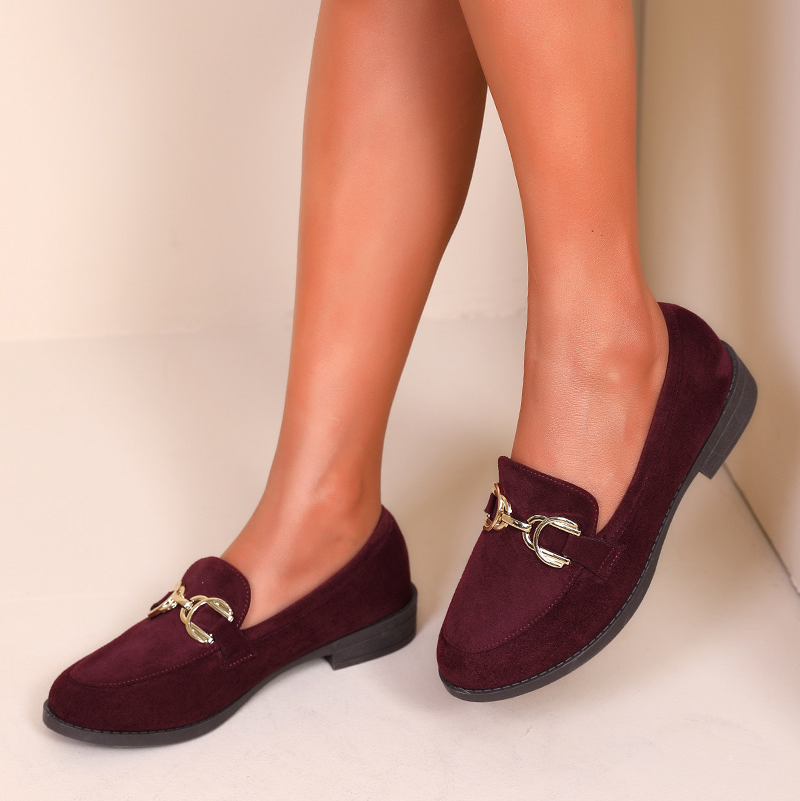 Mocassin à boucle semelle confortable