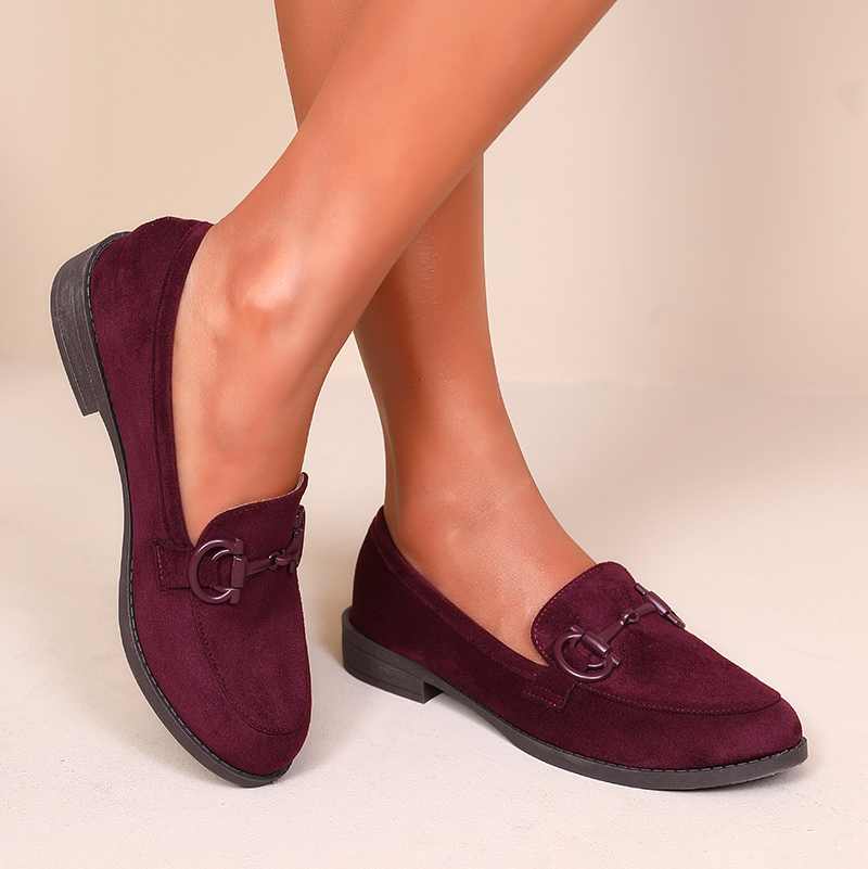 Mocassin à boucle semelle confortable