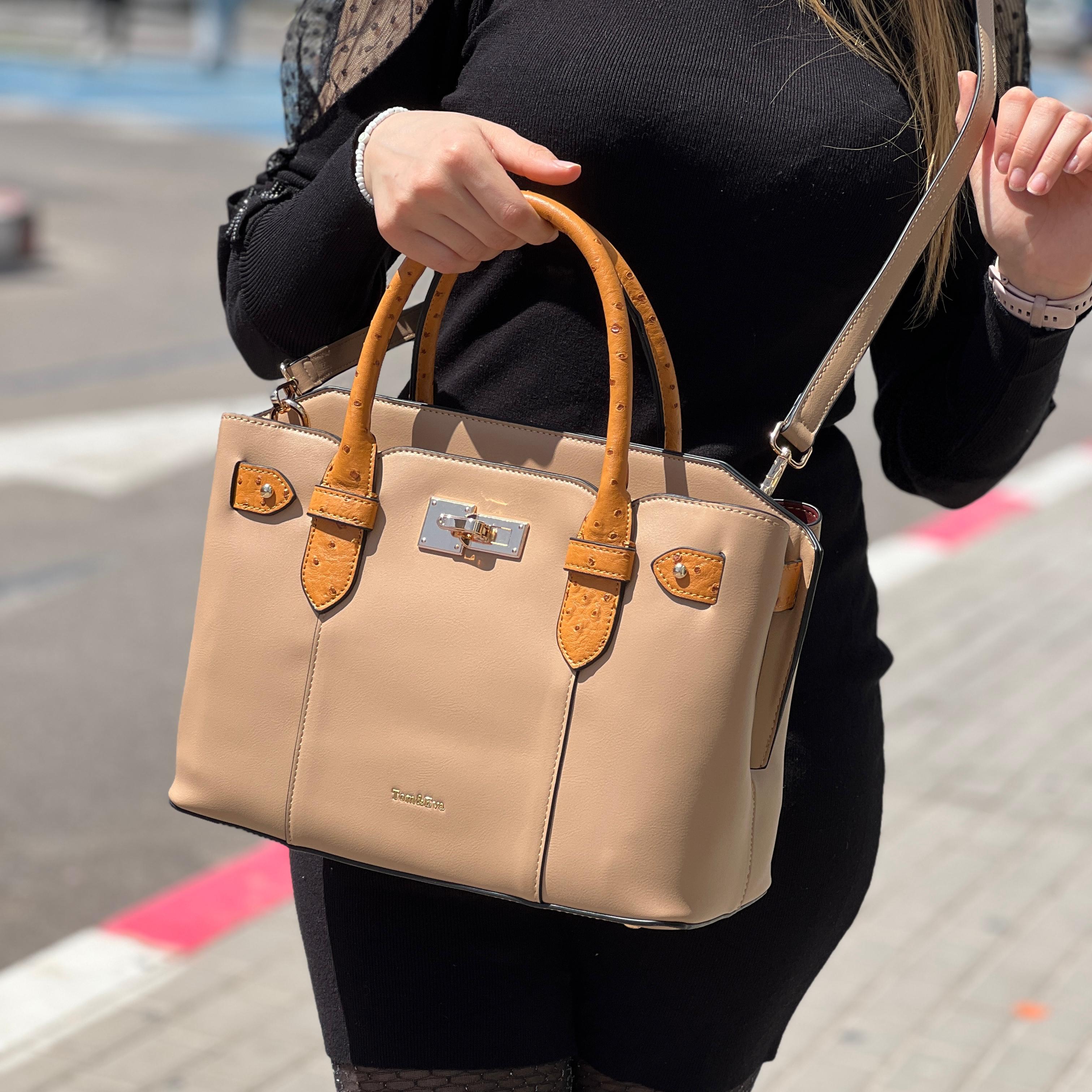 Sac femme structure rigide avec détails bijoux