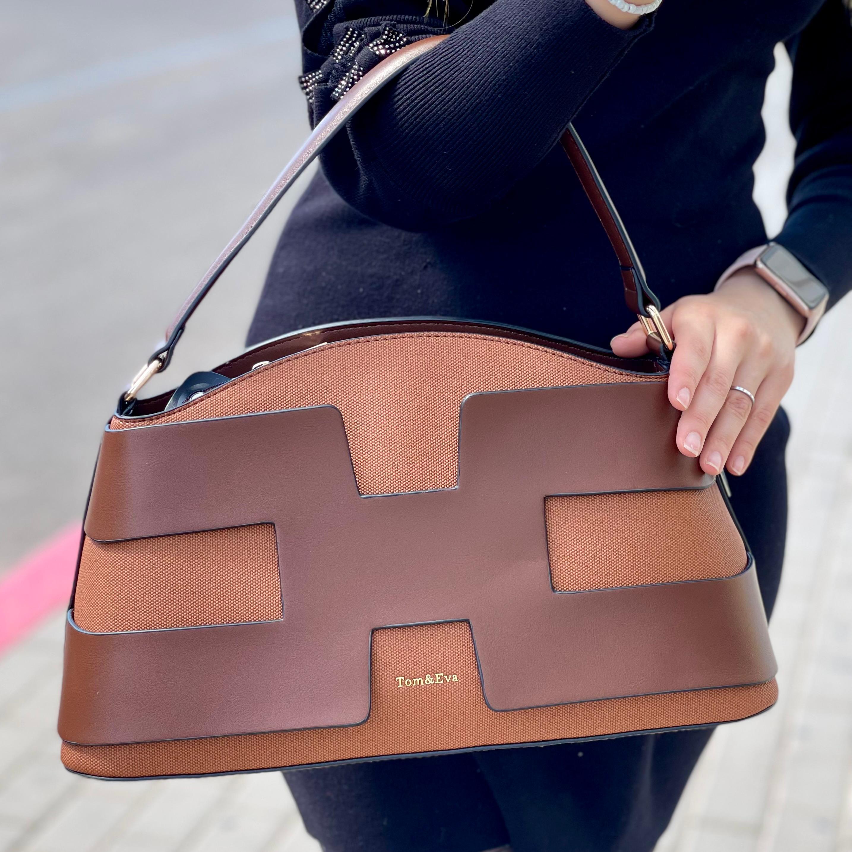 Sac décontracté pour femme à deux compartiments Tom&Eva