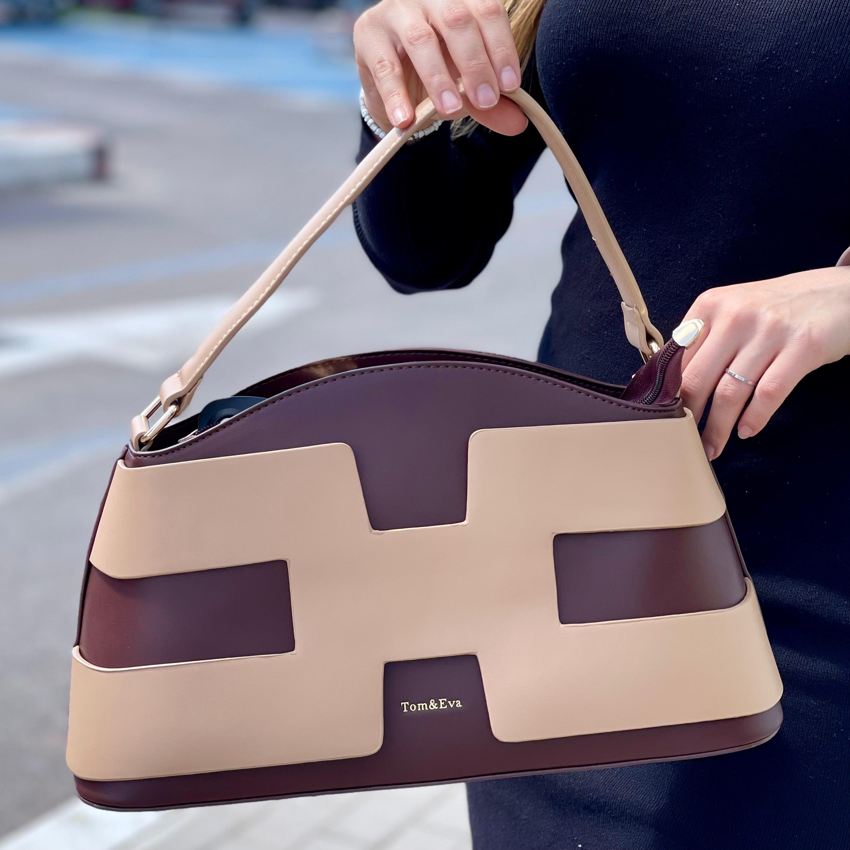 Sac décontracté pour femme à deux compartiments Tom&Eva