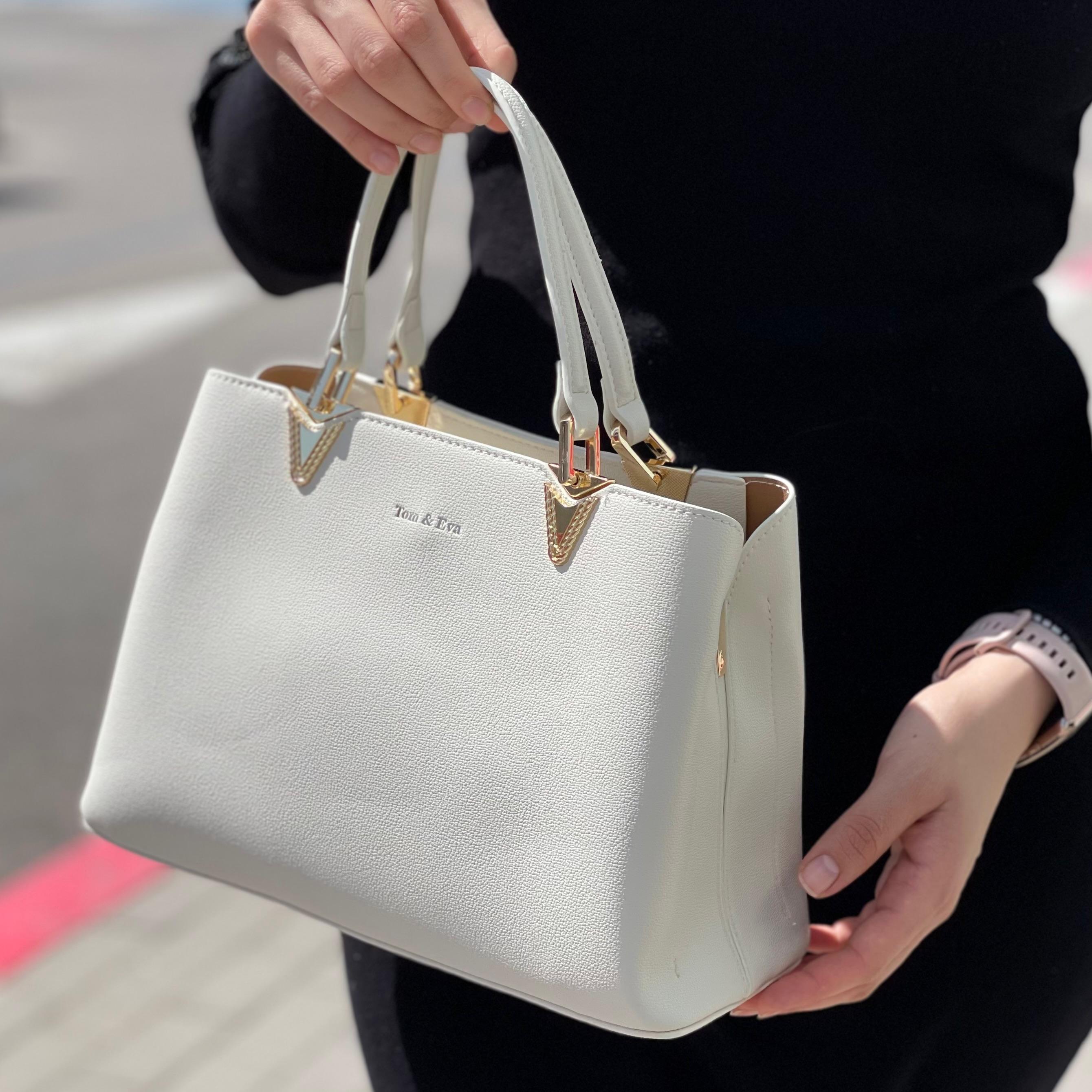 Cnoles-Sac à main en cuir de grande capacité pour femme