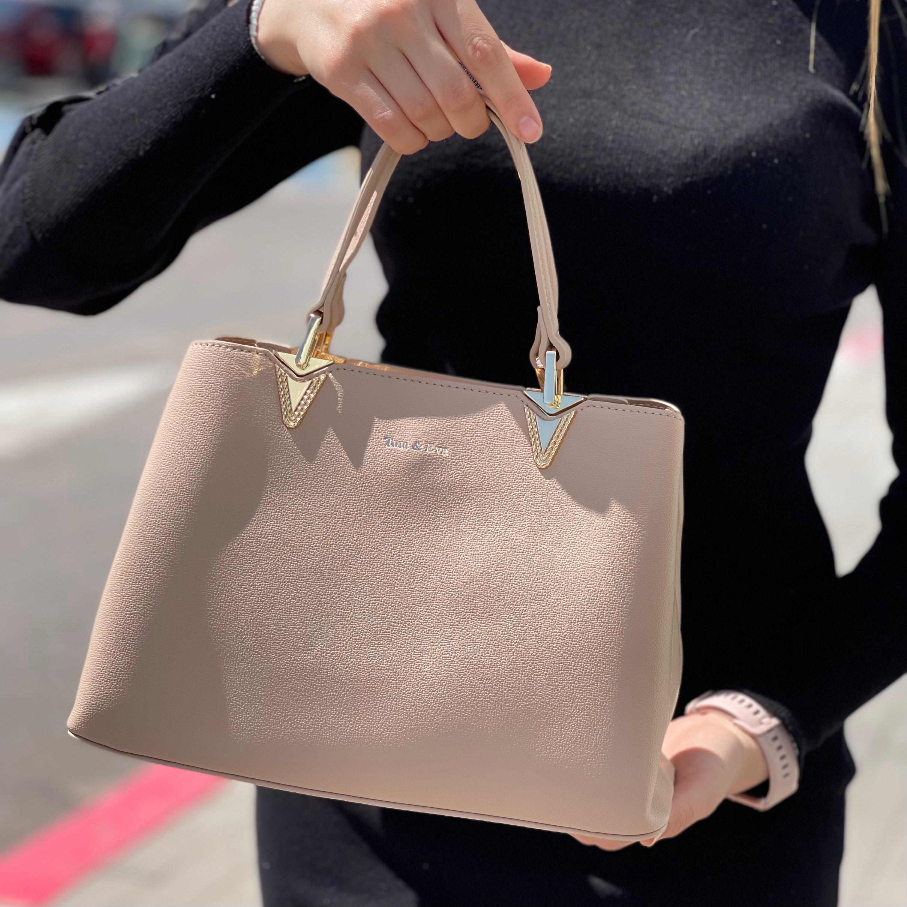 Cnoles-Sac à main en cuir de grande capacité pour femme