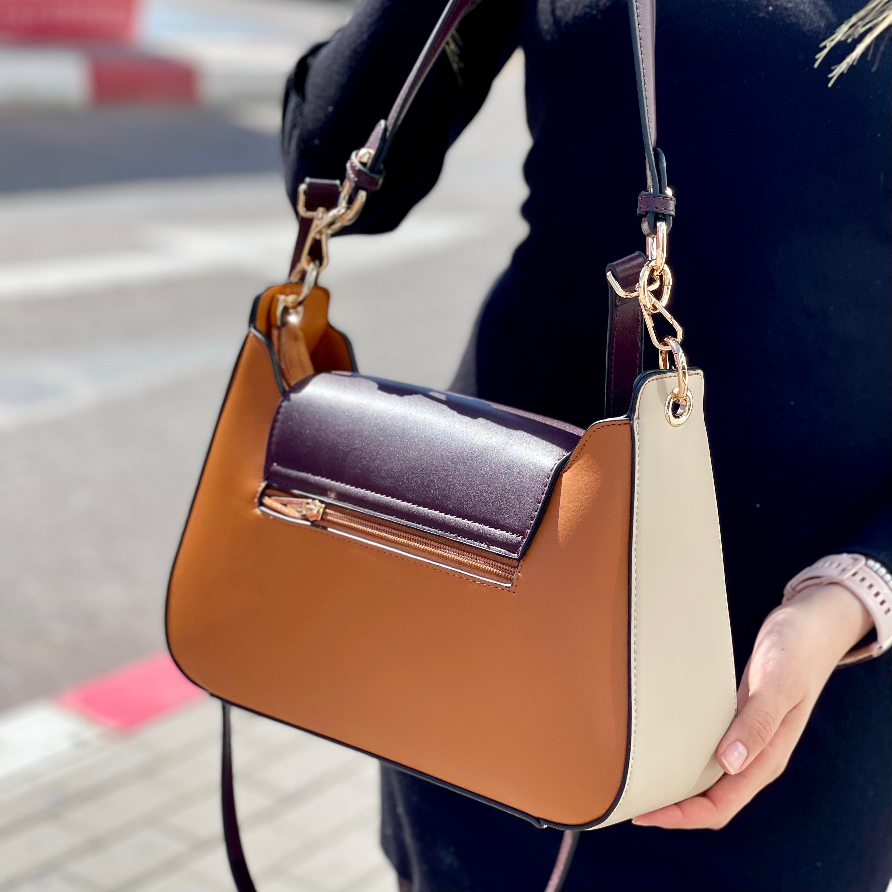 Sac à main en cuir en bandoulière