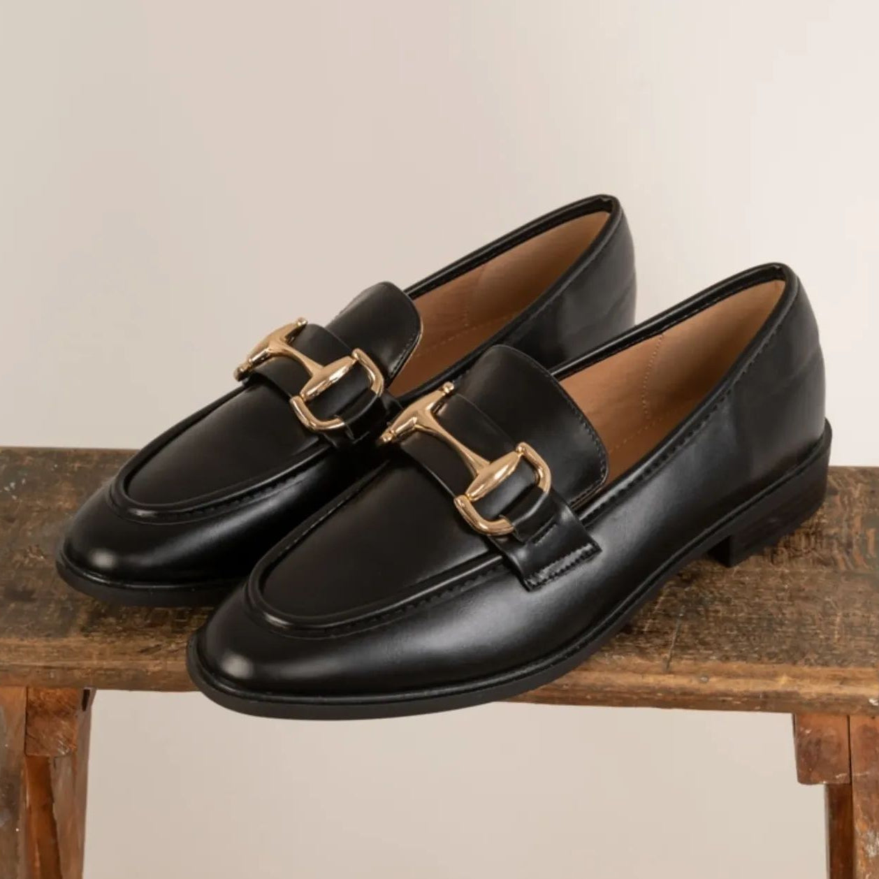 Mocassin en cuir