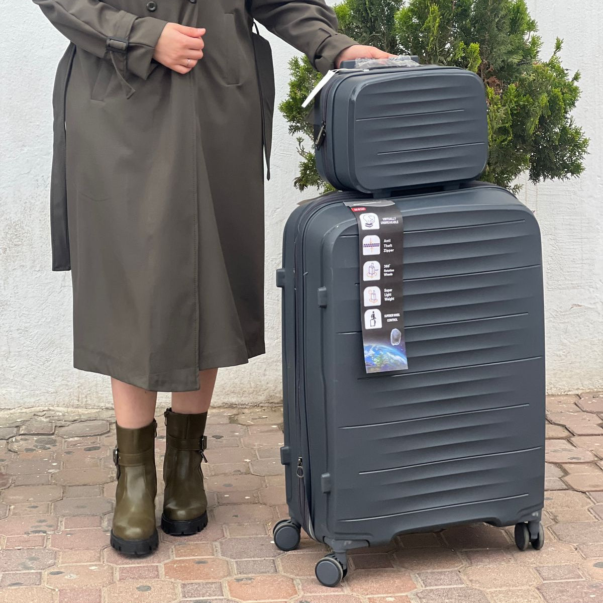 Ensemble de valises rigides Geographical