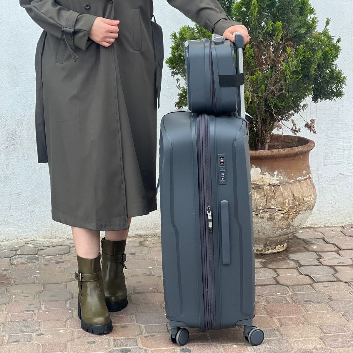 Ensemble de valises rigides Geographical