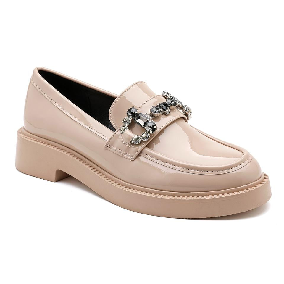 Mocassins Bijoux en Vernis