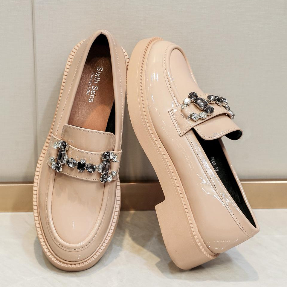 Mocassins Bijoux en Vernis
