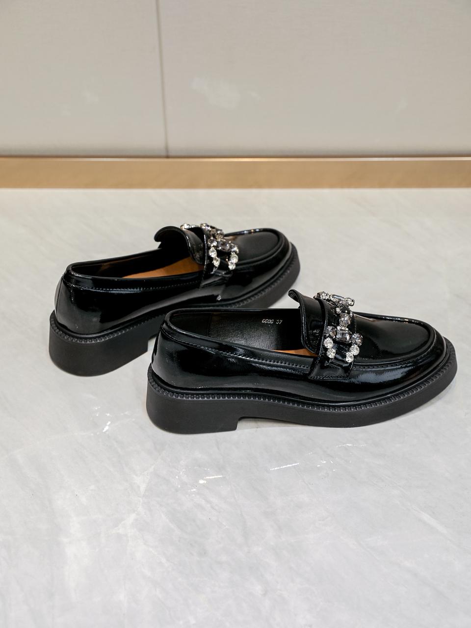 Mocassins Bijoux en Vernis