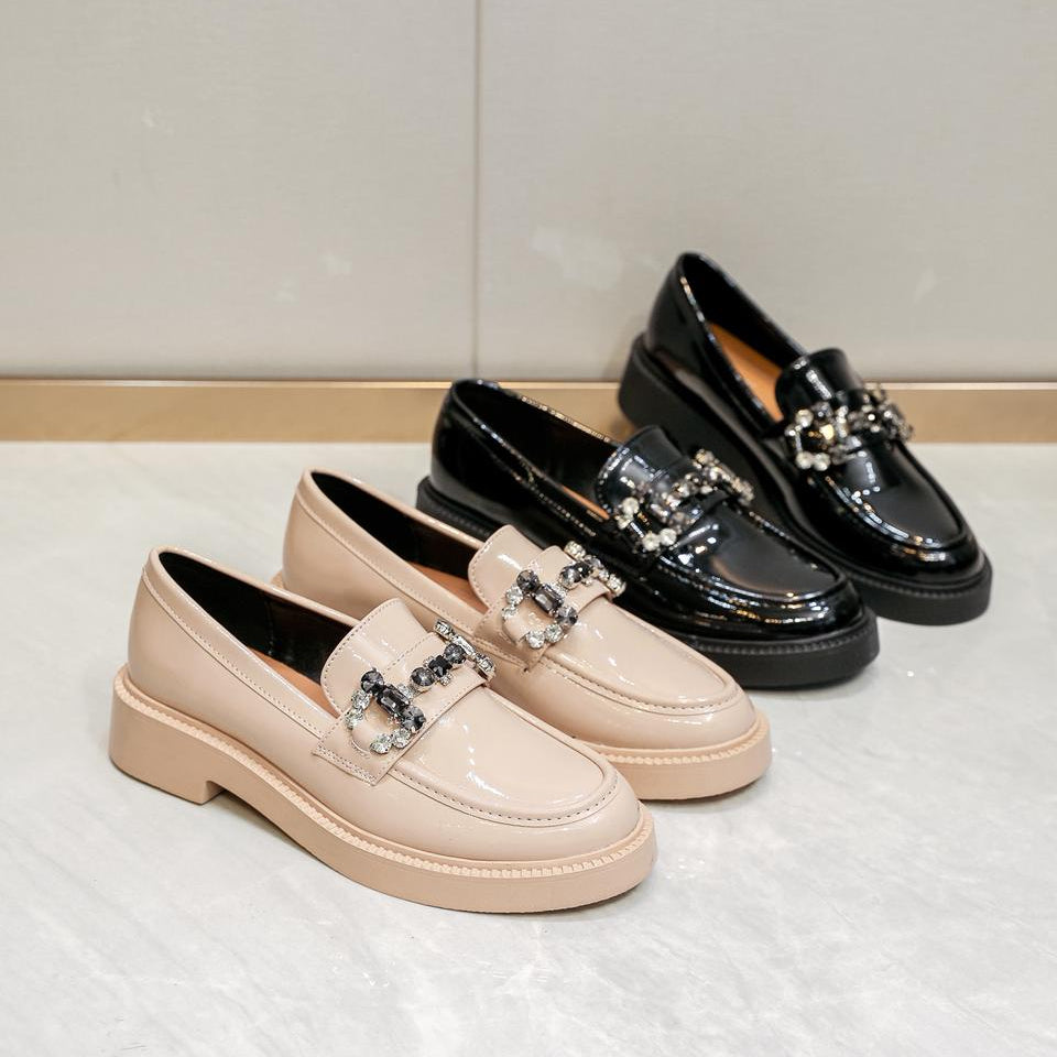 Mocassins Bijoux en Vernis