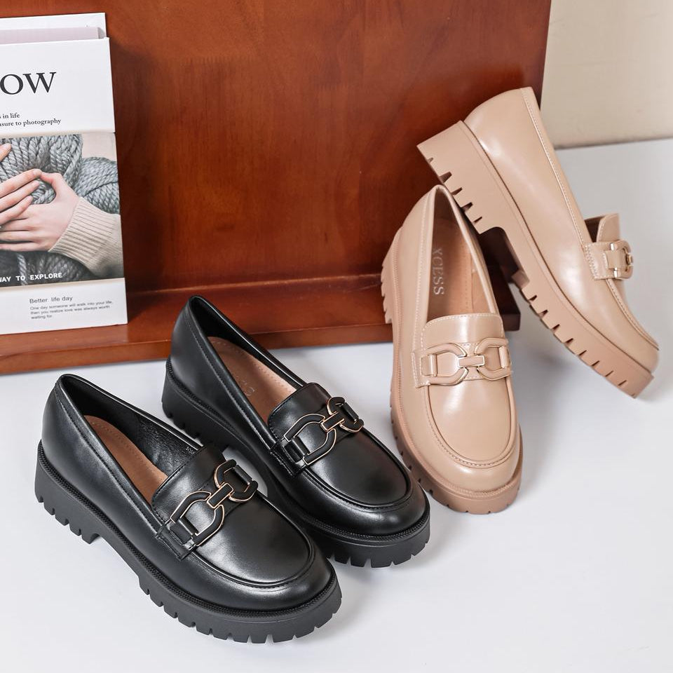 mocassin à plateforme pour femme