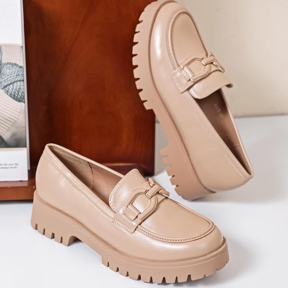 mocassin à plateforme pour femme