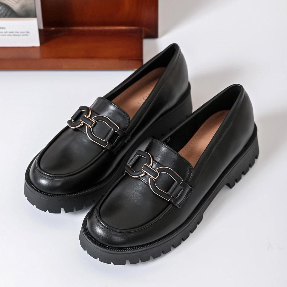 mocassin à plateforme pour femme