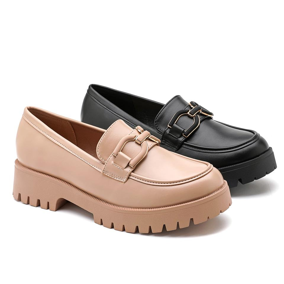 mocassin à plateforme pour femme