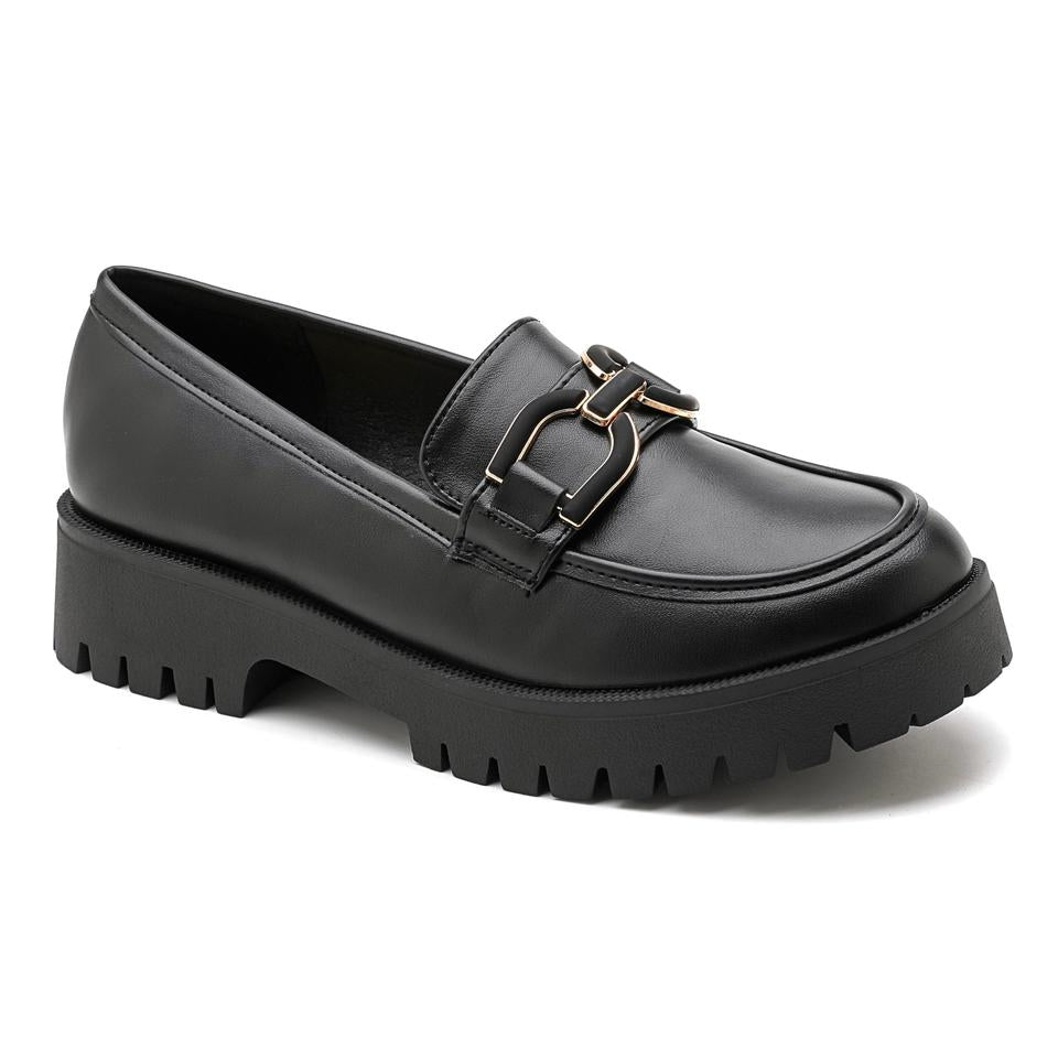 mocassin à plateforme pour femme