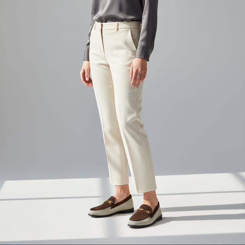 Moccasins Dual-Textured Bit Loafer