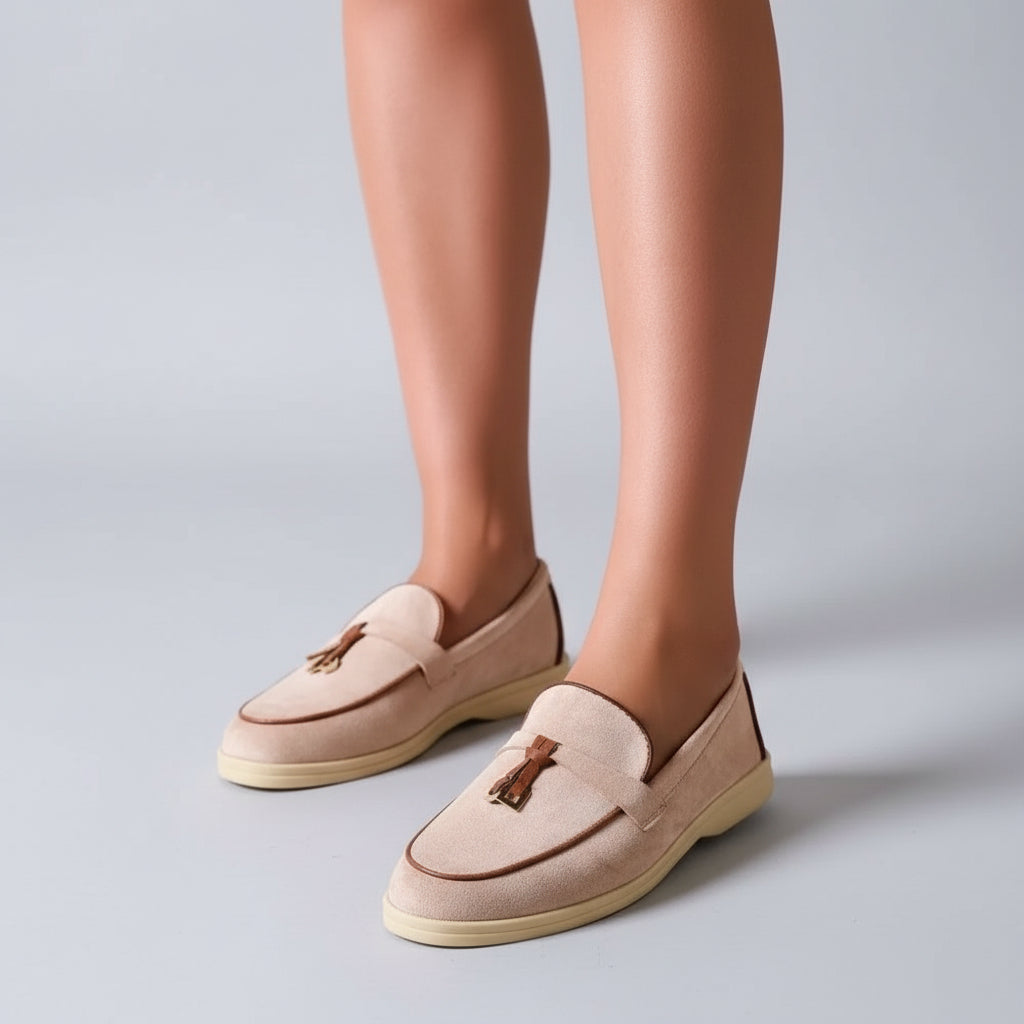 Mocassins Élégants en Daim