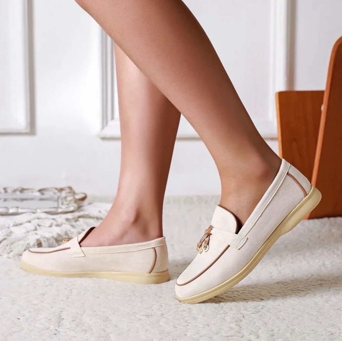 Mocassins Élégants en Daim