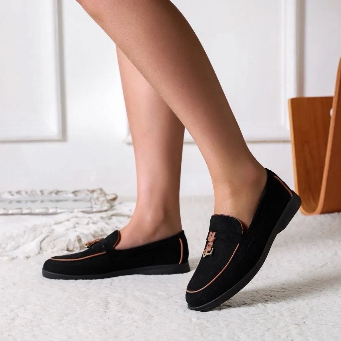 Mocassins Élégants en Daim