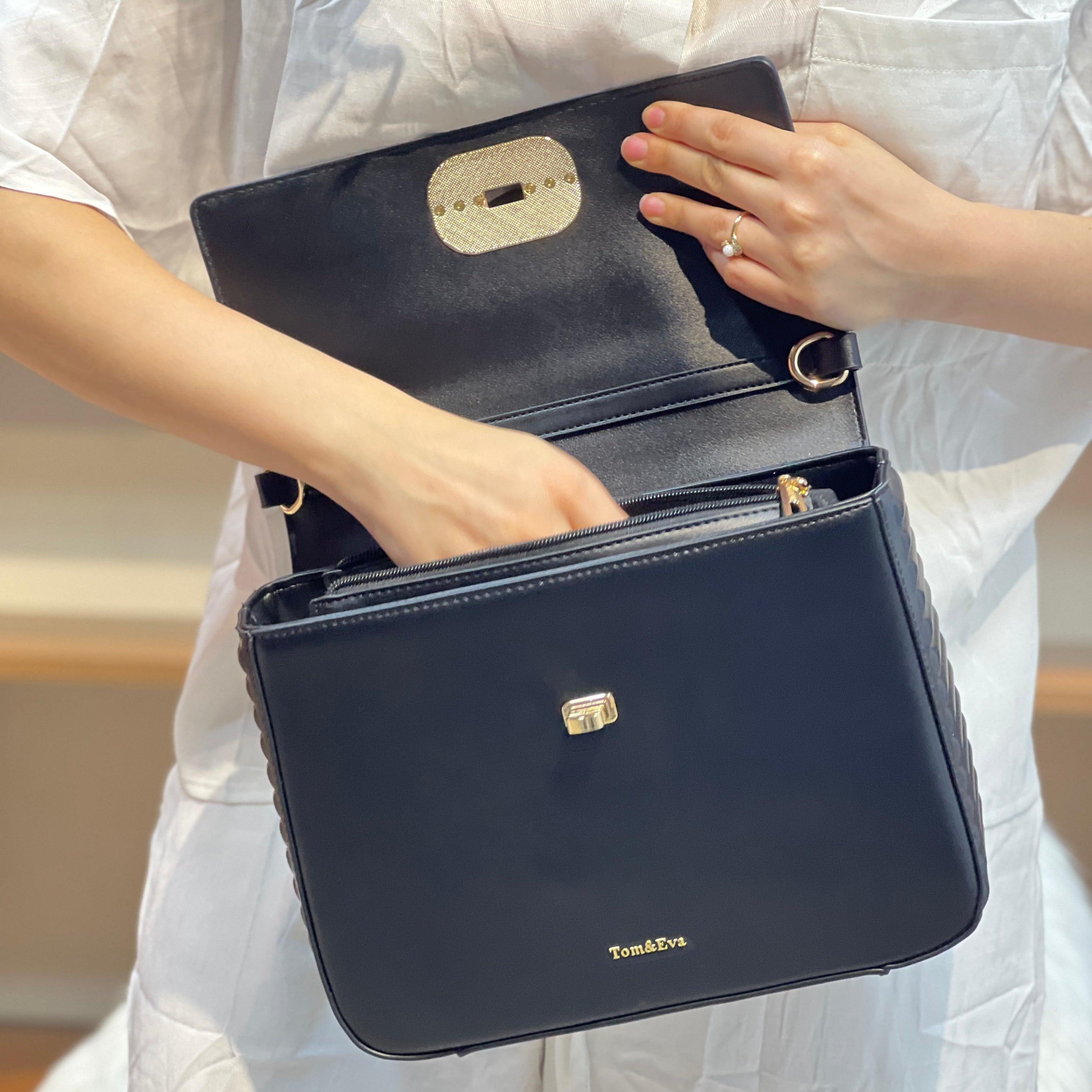 Sac à main raffiné avec poignée supérieure