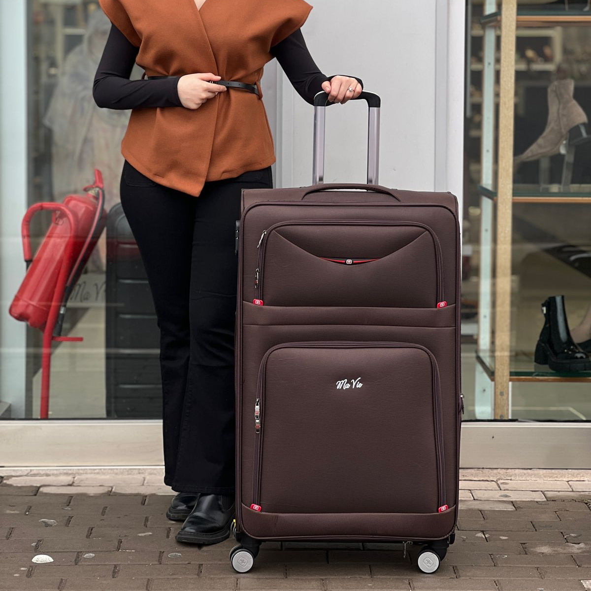 Ensemble de 4 valises en polyester