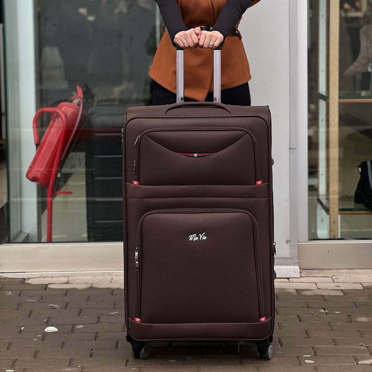 Ensemble de 4 valises en polyester