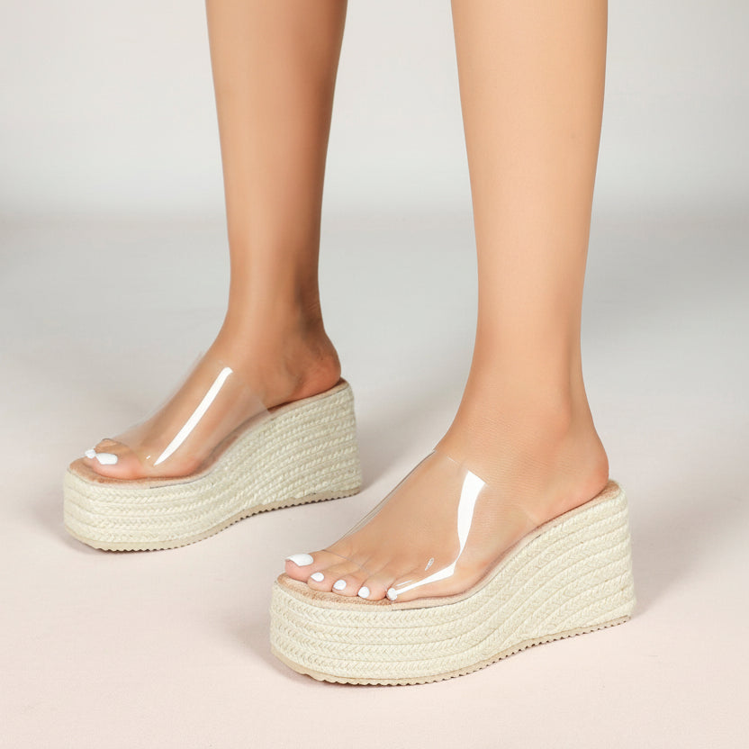 Sandales compensées