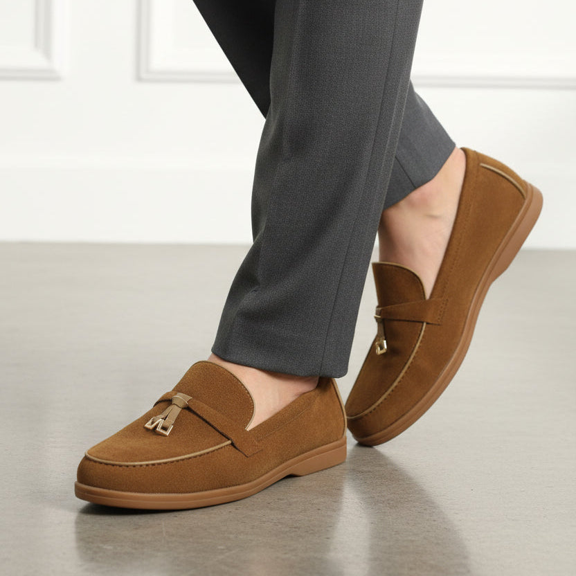 Mocassins Élégants en Daim